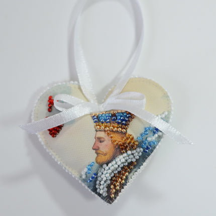 DIY Christmas tree toy kit "Decoration Majestic Love (Romantic Stories)"