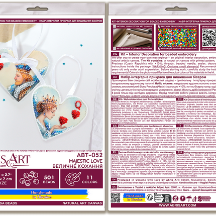 DIY Christmas tree toy kit "Decoration Majestic Love (Romantic Stories)"