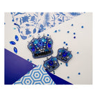 Beadwork kit for creating brooch 