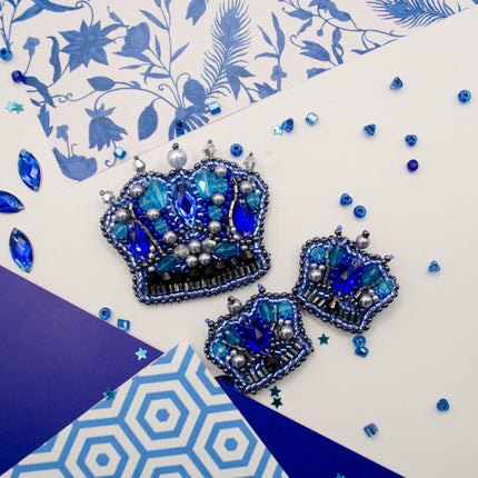 Beadwork kit for creating brooch "Crown"