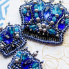 Beadwork kit for creating brooch "Crown"