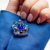 Beadwork kit for creating brooch "Crown"