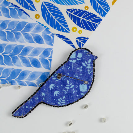 Beadwork kit for creating brooch "Quick tit"
