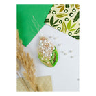 Beadwork kit for creating brooch 