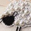 Beadwork kit for creating brooch "Curly sheep"
