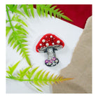 Beadwork kit for creating brooch 