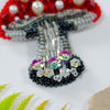 Beadwork kit for creating brooch "Forbidden Beauty"