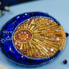 Beadwork kit for creating brooch "Celestial Duet"