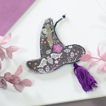 Beadwork kit for creating brooch "Witchcraft business"