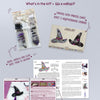 Beadwork kit for creating brooch "Witchcraft business"