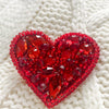 Beadwork kit for creating brooch "Little heart "