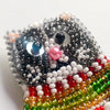 Beadwork kit for creating brooch "Cat In a Sweater"