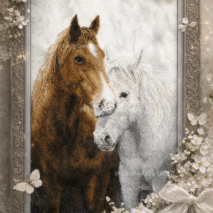 DIY Counted Cross Stitch Kit "Long-awaited meeting"
