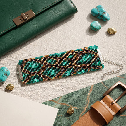 DIY Beaded Bracelet Kit "Serpentarium"