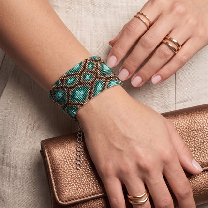 DIY Beaded Bracelet Kit "Serpentarium"