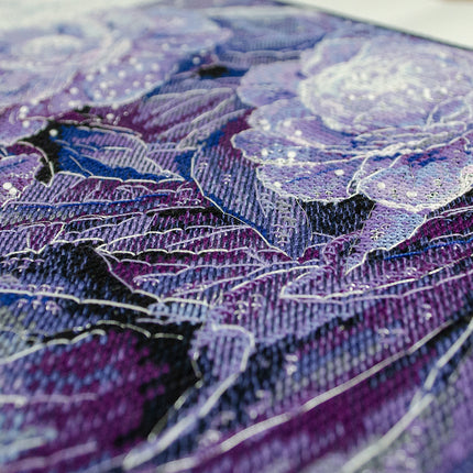 DIY Cross Stitch Kit "Colors of the night" 9.1x16.1 in