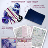 DIY Cross Stitch Kit "Colors of the night" 9.1x16.1 in