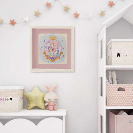 DIY Cross Stitch Kit "Roundabout" 7.9x9.1 in