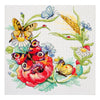 DIY Cross Stitch Kit "Summer wreath" 11.4x11.4 in