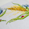 DIY Cross Stitch Kit "Summer wreath" 11.4x11.4 in