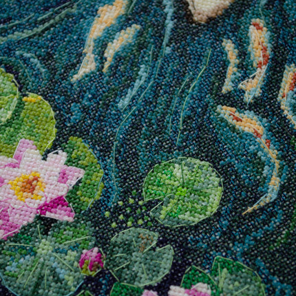 DIY Cross Stitch Kit "One in a canoe" 8.3x12.6 in