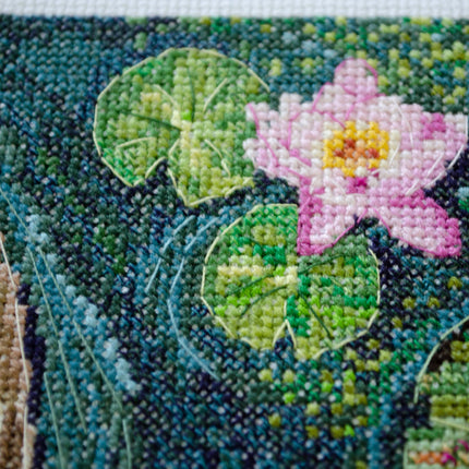 DIY Cross Stitch Kit "One in a canoe" 8.3x12.6 in