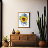 DIY Cross Stitch Kit "The color of the sun" 11.4x16.1 in