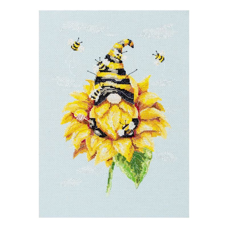 DIY Cross Stitch Kit "Beekeeper" 11.8x8.7 in