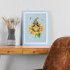 DIY Cross Stitch Kit "Beekeeper" 11.8x8.7 in