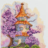 DIY Cross Stitch Kit "Magic house" 10.6x11.8 in
