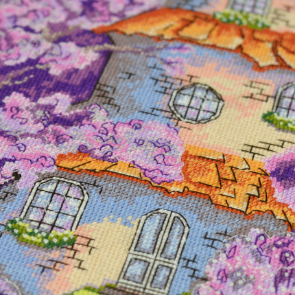 DIY Cross Stitch Kit "Magic house" 10.6x11.8 in