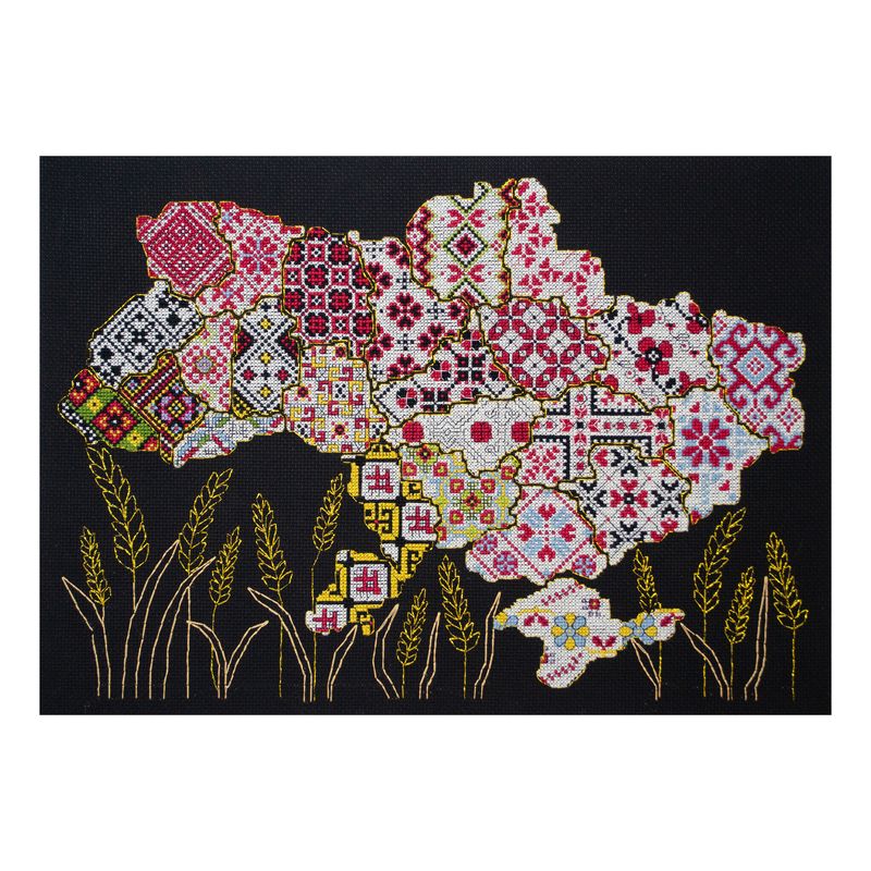 DIY Cross Stitch Kit "Indestructible" 15.7x10.6 in