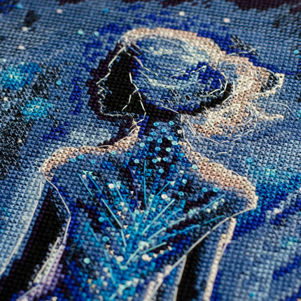 DIY Cross Stitch Kit "Keeper of dreams" 9.8x16.9 in