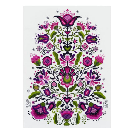 DIY Cross Stitch Kit "Tree of life" 10.6x14.6 in