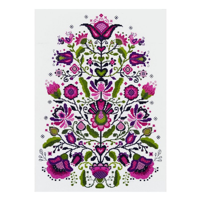 DIY Cross Stitch Kit "Tree of life" 10.6x14.6 in