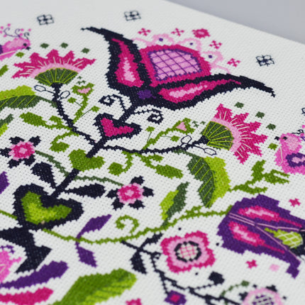 DIY Cross Stitch Kit "Tree of life" 10.6x14.6 in