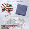DIY Cross Stitch Kit "An exquisite holiday" 11.8x11.8 in