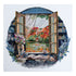 DIY Cross Stitch Kit "Tea party by the window" 9.1x9.1 in