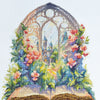 DIY Cross Stitch Kit "Once upon a time..." 11.8x13.8 in