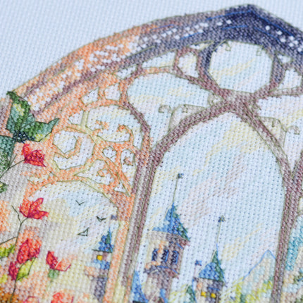 DIY Cross Stitch Kit "Once upon a time..." 11.8x13.8 in