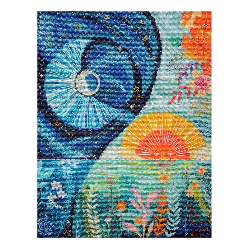 DIY Cross Stitch Kit "Spring equinox" 10.6x13.4 in