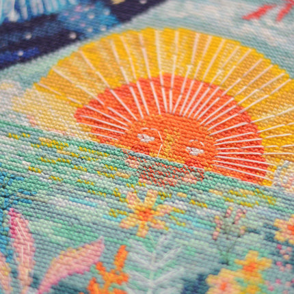 DIY Cross Stitch Kit "Spring equinox" 10.6x13.4 in