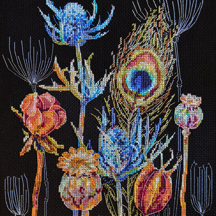 DIY Cross Stitch Kit "Remembering" 8.7x11.8 in