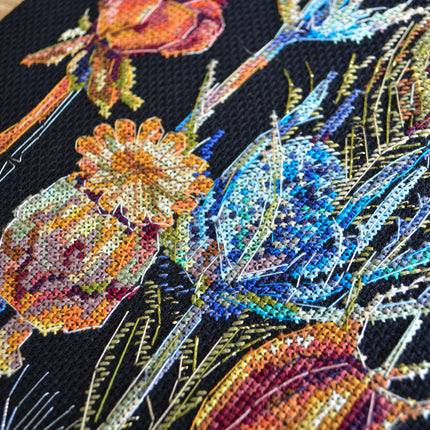 DIY Cross Stitch Kit "Remembering" 8.7x11.8 in