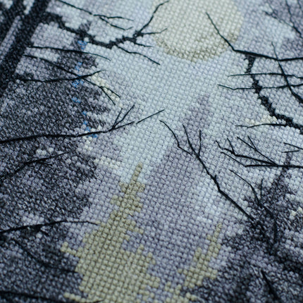 DIY Cross Stitch Kit "Forest guard" 9.4x16.5 in