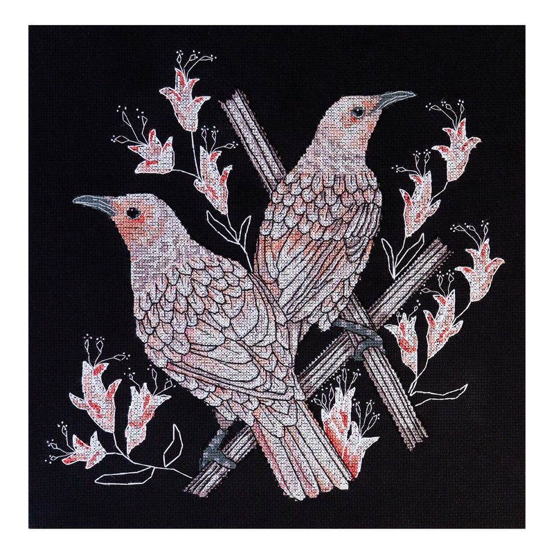 DIY Cross Stitch Kit "In mind" 11.4x11.4 in