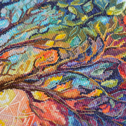 DIY Cross Stitch Kit "The Center of the Universe" 13.8x14.2 in
