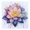 DIY Cross Stitch Kit "Shining lotus" 9.4x9.4 in