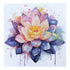 DIY Cross Stitch Kit "Shining lotus" 9.4x9.4 in