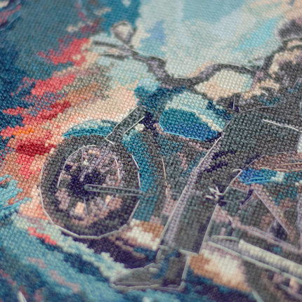 DIY Cross Stitch Kit "Journey into the distance" 13.8x14.6 in